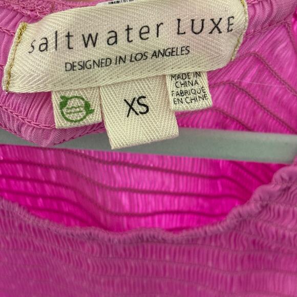 Saltwater Luxe BRYNN MINI DRESS Size XS Pink - Picture 4 of 5